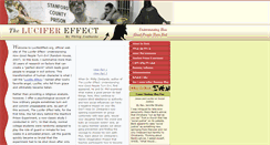 Desktop Screenshot of lucifereffect.com
